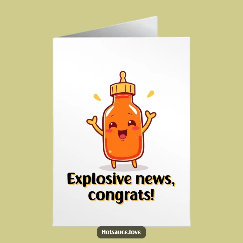 Funny Free Printable Congrats Card: Cayenne Bottle Shakes for Your Epic Win