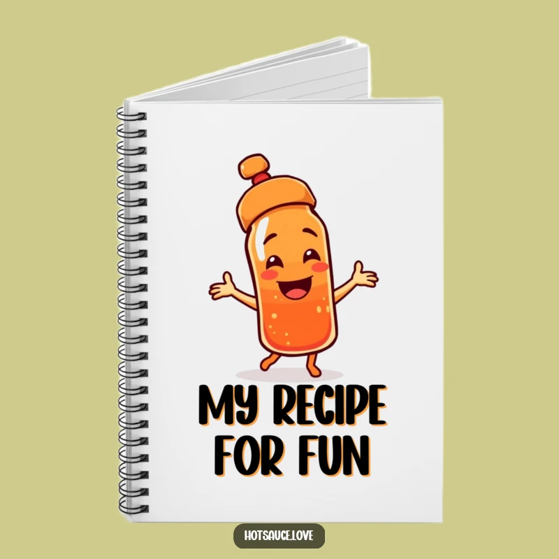 Funny Dancing Hot Sauce Notebook: Cap Askew Journal, Creative Funny Gift